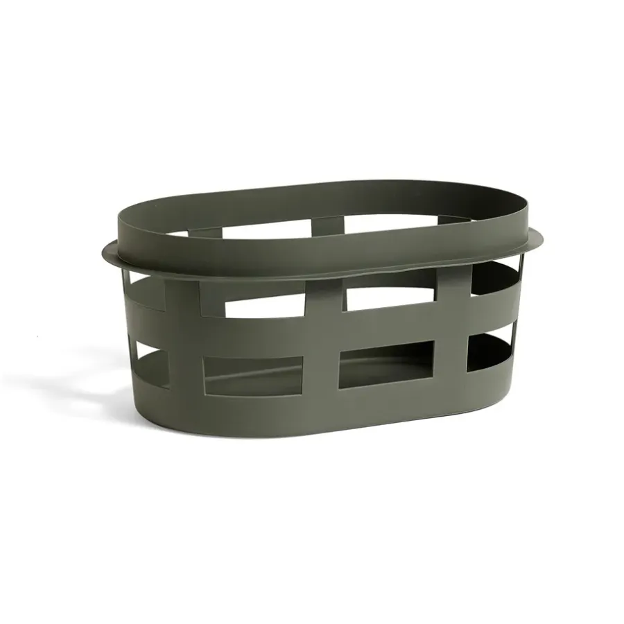 HAY mand S 24,5 cm, Army< Opbergmanden
