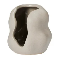 Broste Copenhagen Hekla Hurricane windlicht, Duifgrijs, Ø9,5 cm< Kaarsenhouders & Kaarsenborden