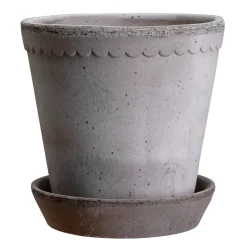 Bergs Potter Helena pot Ø16 cm, Grijs< Bloempotten