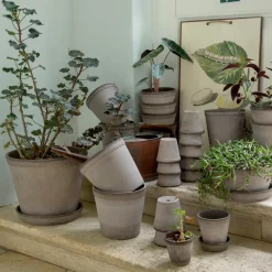 Bergs Potter Helena pot Ø16 cm, Grijs< Bloempotten