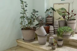 Bergs Potter Helena pot Ø12 cm, Grijs< Bloempotten