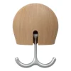 Massproductions Hercule wandhaak, Geolied eikenhout< Haken & Hangers