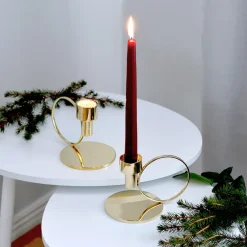 Hilke Collection Herrgårdsljus kaarsen 30 cm 6-pack, Wijnrode glans< Kaarsen