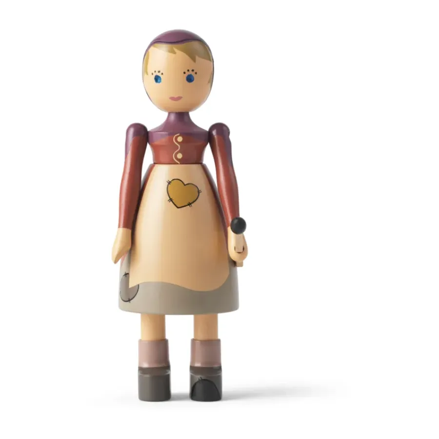 Kay Bojesen Denmark Het kleine meisje met de zwavelstokjes, Boek< Kerstdecoraties|Houten Beelden