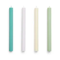 HAY Hexagon Candle kaarsen mix 4-pack, Pastel< Kaarsen
