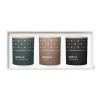 Skandinavisk Hibernation geurkaars geschenkset mini, 3-delig< Geurkaarsen & Aroma Diffusers