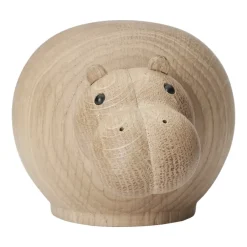 Woud Hibo houten nijlpaard, Small< Houten Beelden
