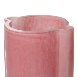 HKliving HK Living glazen vaas 25 cm, Flamingo pink< Vazen