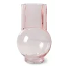 HKliving HK Living glazen vaas 23 cm, pink< Vazen