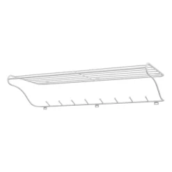 Maze Hoedenplank L, wit< Garderobehaken & Hoedenplanken