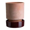 Bergs Potter Hoff pot, Ø14 cm, Raw Rosa-Deep Burgundy< Bloempotten