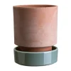 Bergs Potter Hoff pot, Ø18 cm, Raw Rosa-Misty Blue< Bloempotten
