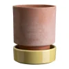 Bergs Potter Hoff pot, Ø18 cm, Raw Rosa-Pale Yellow< Bloempotten