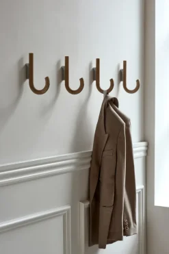 Gejst Hook haak 19 cm, Eikenhout-chroom< Haken & Hangers