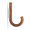 Gejst Hook haak 19 cm, Walnoot-chroom< Haken & Hangers