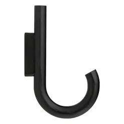 Gejst Hook haak 19 cm, Zwartgebeitst eikenhout-zwart< Haken & Hangers