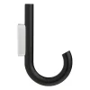 Gejst Hook haak 19 cm, Zwartgebeitst eikenhout-chroom< Haken & Hangers
