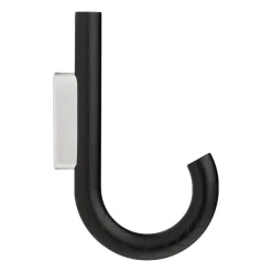 Gejst Hook haak 19 cm, Zwartgebeitst eikenhout-chroom< Haken & Hangers