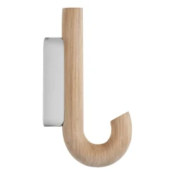 Gejst Hook haak mini 13,3 cm, Eikenhout-chroom< Haken & Hangers