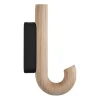 Gejst Hook haak mini 13,3 cm, Eikenhout-zwart< Haken & Hangers