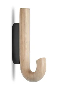 Gejst Hook haak mini 13,3 cm, Eikenhout-zwart< Haken & Hangers