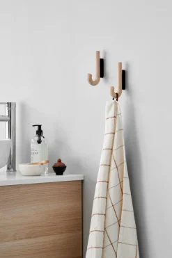Gejst Hook haak mini 13,3 cm, Eikenhout-zwart< Haken & Hangers