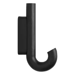 Gejst Hook haak mini 13,3 cm, Zwart eikenhout-zwart< Haken & Hangers