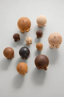 Hoptimist Bumble M figuur, Oak< Houten Beelden