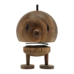 Hoptimist Bumble M figuur, Smoked oak< Houten Beelden
