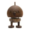 Hoptimist Bumble S figuur, Smoked oak< Houten Beelden