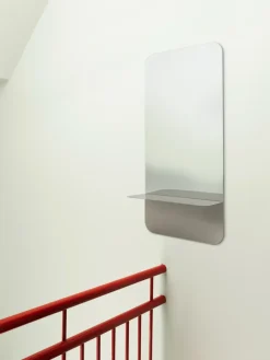Normann Copenhagen Horizon verticale spiegel 40x80 cm, Roestvrij staal< Wandspiegels