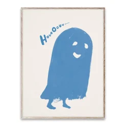 Paper Collective HouoOouu blue poster, 30x40 cm< Posters|Kinderkamer Interieuraccessoires