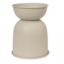 Ferm Living Hourglass bloempot extra small Ø21 cm, Cashmere< Bloempotten