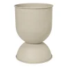 Ferm Living Hourglass pot groot Ø50 cm, Cashmere< Bloempotten