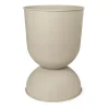 Ferm Living Hourglass pot klein Ø30 cm, Cashmere< Bloempotten