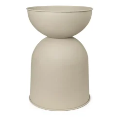 Ferm Living Hourglass pot klein Ø30 cm, Cashmere< Bloempotten