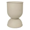 Ferm Living Hourglass pot medium Ø40 cm, Cashmere< Bloempotten