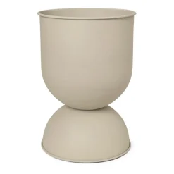 Ferm Living Hourglass pot medium Ø40 cm, Cashmere< Bloempotten