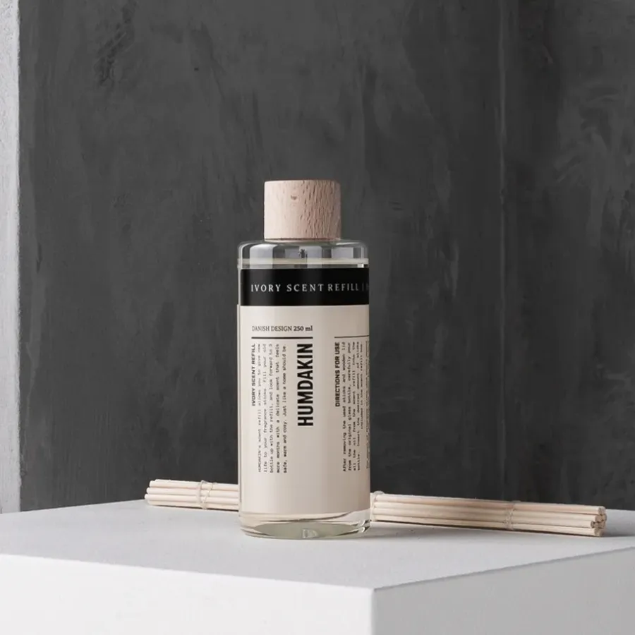 Humdakin geurstokjes refill 250 ml, Ivory< Geurkaarsen & Aroma Diffusers