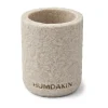 Humdakin Sandstone tandenborstelbeker 10 cm, Natural< Tandenborstelhouders