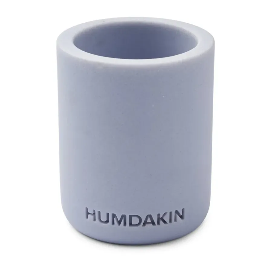 Humdakin tandenborstelhouder licht zandsteen, Blue glass< Tandenborstelhouders