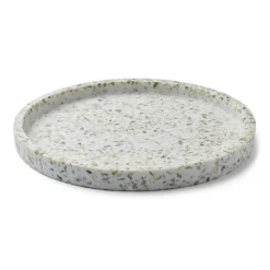 Humdakin Terrazzo rond dienblad Ø20 cm, Green-white< Decoratieve Accessoires|Decoratieve Dienbladen