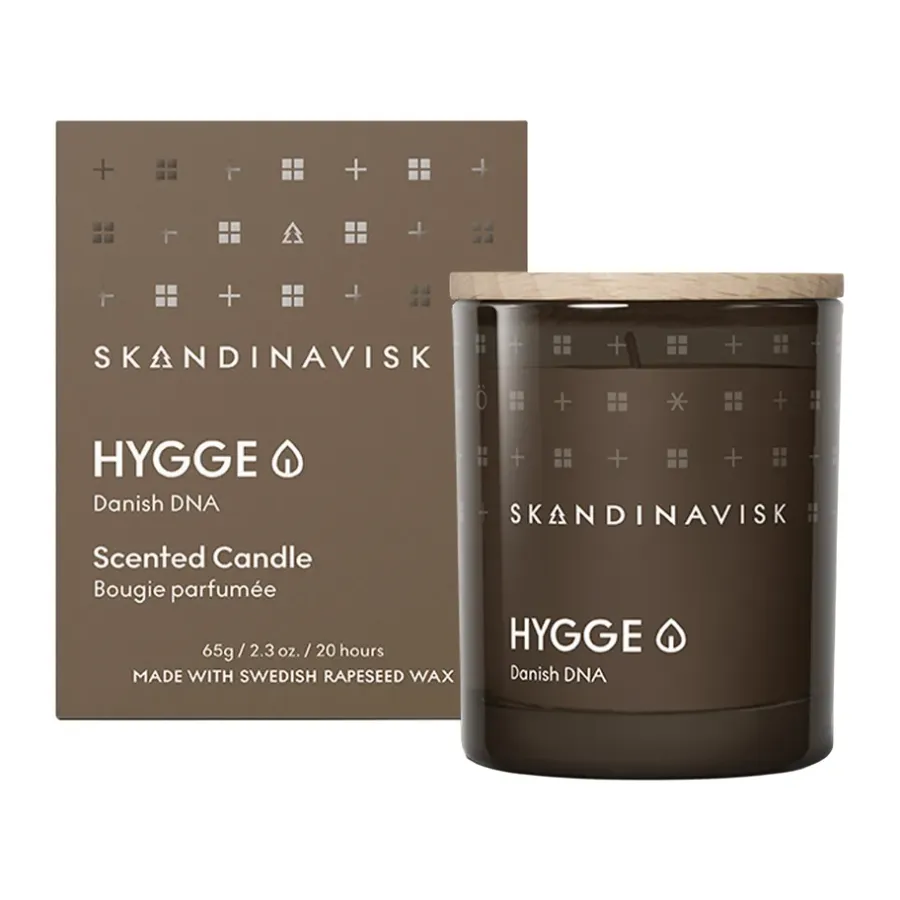 Skandinavisk Hygge geurkaars met deksel, 65 g< Geurkaarsen & Aroma Diffusers