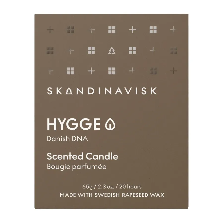 Skandinavisk Hygge geurkaars met deksel, 65 g< Geurkaarsen & Aroma Diffusers