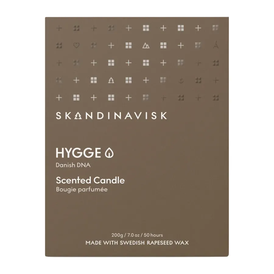 Skandinavisk Hygge geurkaars met deksel, 200 g< Geurkaarsen & Aroma Diffusers