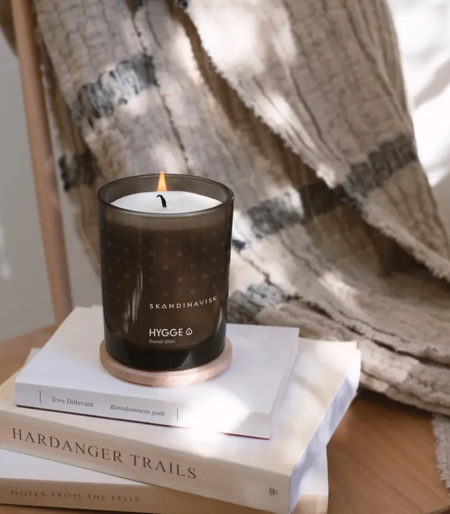 Skandinavisk Hygge geurkaars met deksel, 200 g< Geurkaarsen & Aroma Diffusers