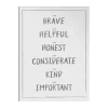 Kunskapstavlan® I am poster 30x40 cm, Donkergrijs< Posters