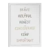 Kunskapstavlan® I am poster 30x40 cm, Dusty pastel< Posters