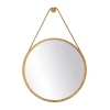 FDB Møbler I3 Mossø wandspiegel, Oak nature lacquered Ø60 cm< Wandspiegels