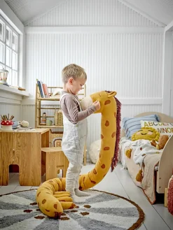 Bloomingville Ibber knuffel 184 cm, Orange giraffe< Kinderkamer Interieuraccessoires|Kinderkamer Interieuraccessoires